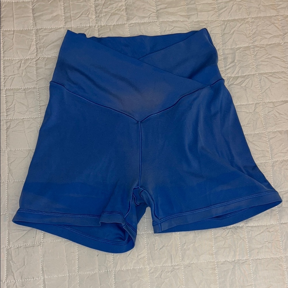 Aerie Blue Athletic Shorts Lightweight Performance